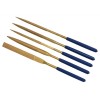Trusa 5 Pile Diamantate 180mm, Acoperire Titan, Modelare/Taiere/Finisare - Patrat, Rotund, Triunghi, Plat, Oval - Otel, Lemn, Plastic