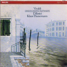 Vinil Vivaldi, I Musici ‎– 6 Bassoon Concertos ▪ Fagottkonzerte (NM)