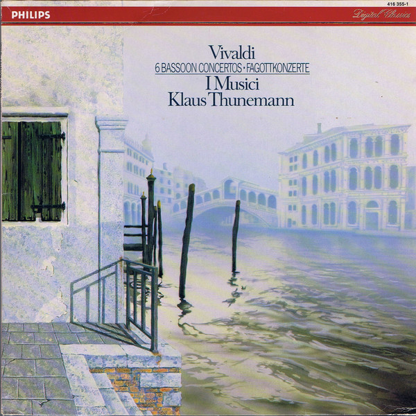 Vinil Vivaldi, I Musici &lrm;&ndash; 6 Bassoon Concertos ▪ Fagottkonzerte (NM)