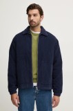 United Colors of Benetton geaca din velur culoarea albastru marin, de tranzitie, 2H1KUN05P