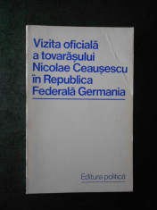 VIZITA OFICIALA A TOVARASULUI NICOLAE CEAUSESCU IN R. F. G. iunie 1973 foto