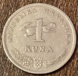 C50 - Moneda foarte veche - Croatia - 1 kuna - 1993