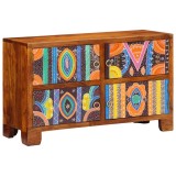 vidaXL Dulap pentru pantofi Maro 90 x 35 x 55 cm Lemn Solid de Acacia 4016513