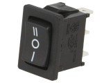 Comutator Basculant SP3T 10A/24VDC Negru