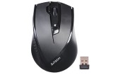 MOUSE A4tech, PC sau NB, wireless, 2.4GHz, optic, 2000 dpi, butoane/scroll 5/1, buton selectare viteza, negru, &quot;G9-730FX-BK&quot; (timbru verde 0.18 lei)