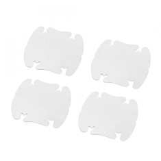 Protectie zgarieturi manere usa, transparent (set 4 buc.)