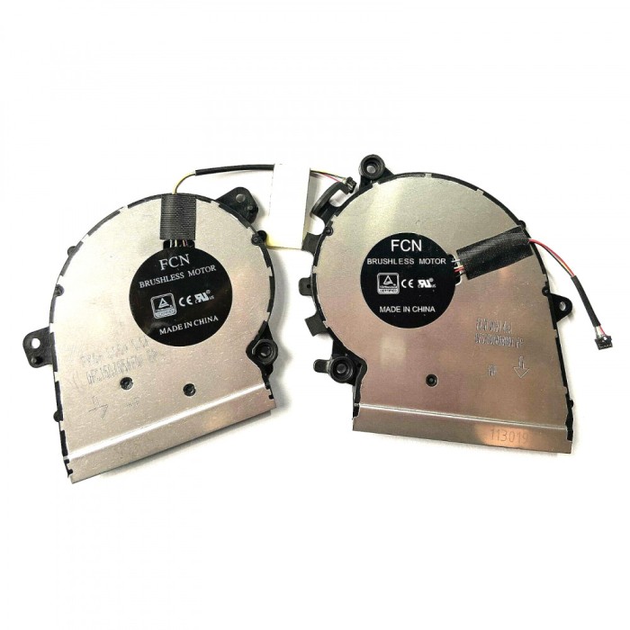 Set coolere Laptop, Lenovo, Flex 6-14IKB Type 81EM, 5H40R19574, 5H40R08909, BAZA0605R5H-004, BAZA0605R5H-005, DFS150705AF0T, FKGH, DFS150705BR0T, FKJH