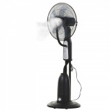 Ventilator Oscilant HOMCOM, Nebulizator 3 moduri, Ф44.5x120cm Negru | Aosom Romania