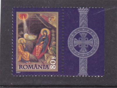 Romania Craciun 2007 cu tabs, Nr lista 1787. foto
