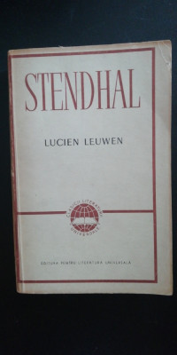 myh 712s - Stendhal - Lucien Leuwen - ed 1962 foto