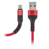 Cablu Date si Incarcare USB la USB Type-C MaXlife MXUC-01, 1 m, Rosu