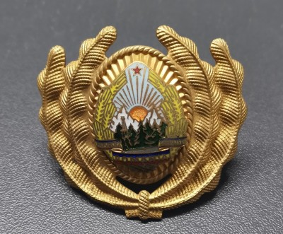 Rom&amp;acirc;nia Cuc cascheta militara insignă stema RSR foto