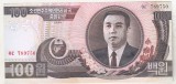 bnk bn Coreea de Nord 100 won 1992 unc