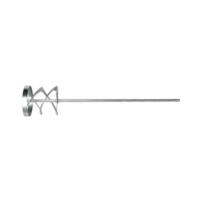 VOREL Mixer pentru vopsea nichelat turbo, diametru 100 mm, lungime 600 mm, prindere hexagonala foto