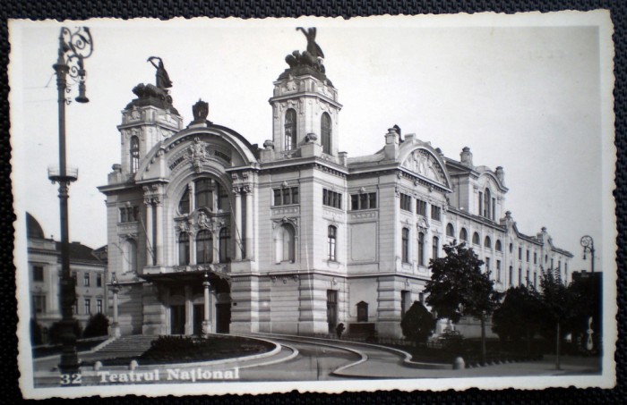 P.385 CP ROMANIA CLUJ TEATRUL NATIONAL 1936