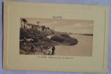 Carte postala, Egipt, malul Nilului la Boulac, inceput de secol XX