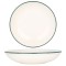 Rinart Farfurie ad&acirc;ncă - Green Edge - Porţelan - 20 cm (650cc) - set de 6