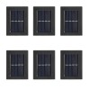 Set 6 Lampi Solare de Perete Decorative DELINY, Ip65 Rezistenta la Apa, Lumina Calda