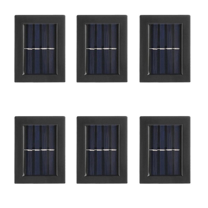 Set 6 Lampi Solare de Perete Decorative DELINY, Ip65 Rezistenta la Apa, Lumina Calda