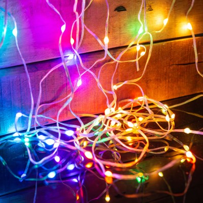 Sir de lumina inteligenta - USB - 50 LED-uri RGBIC - 5 m - Bluetooth cu mod muzica - IP65 Best CarHome foto