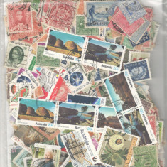 AUSTRALIA 1.Lot peste 700 buc. timbre stampilate
