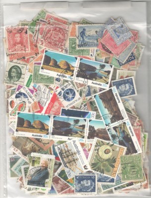 AUSTRALIA 1.Lot peste 700 buc. timbre stampilate foto