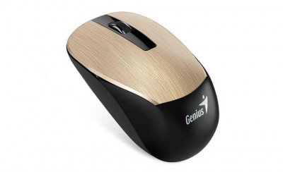 Mouse wireless NX7015 2.4Ghz auriu-negru Genius foto