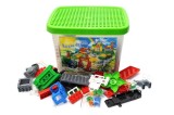 Cumpara ieftin Cuburi constructie Funny Farm 154 buc 013888/06 GreatGoods Plaything