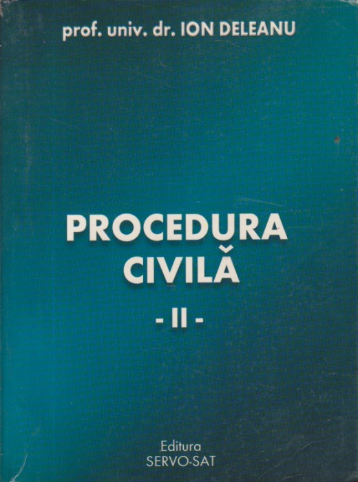 Procedura civila, II