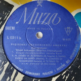 Vinil 33 RPM Muzica cubaneza si italiana, disc Polonia, diametru 25 cm