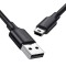 UGREEN US132 USB - cablu mini USB, 0,5 m (negru)