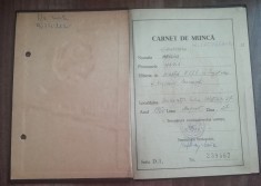 QW13 6 - 1960 - Carnet de munca - piesa de colectie!