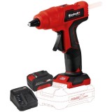Einhell TE-CG 18 Li PXC + Starter Kit - Pistol de lipit cu bagheta siliconica + Set 1 acumulator si incarcator Li-Ion 18 V 4 Ah
