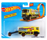 Hot wheels camion scania rally truck, Mattel