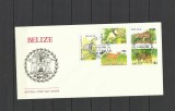 BELIZE 1989 FAUNA ANIMALE SALBATICE FDC