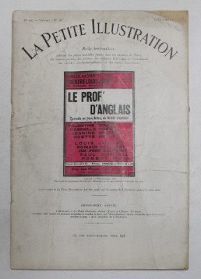 LA PETITE ILLUSTRATION , REVUE HEBDOMADAIRE , NR. 500 , THEATRE , NR. 267 , 1930 foto