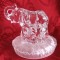 BIBELOU FIGURINA CRISTAL ELEFANAT CU PUI 12 CM