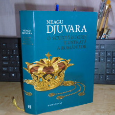 NEAGU DJUVARA - O SCURTA ISTORIE ILUSTRATA A ROMANILOR , 2013 ( CARTONATA ) #