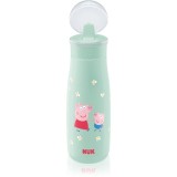 NUK Mini-Me Flip Peppa Pig sticlă pentru sport 12m+ 450 ml