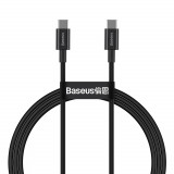 Baseus - Cablu de date (CATYS-B01) - Type-C la Type-C, 100W, 1m - Negru