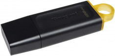 MEMORIE USB 3.2 KINGSTON 128 GB, cu capac, carcasa plastic, negru, &amp;quot;DTX/128GB&amp;quot; (timbru verde 0.03 lei) foto