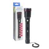 Lanterna PNI Adventure F420 din aluminiu cu led 1000lm pana la 420m, acumulator 8000 mAh, functioneaza 10 ore continuu, incarcar