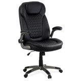 SCAUN DIRECTORIAL CU ARCURI REZISTENT 130 KG OFF 320 NEGRU