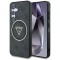 Husa MagSafe pentru Samsung Galaxy S25 S931, Guess, IML Glitter 4G Circle Triangle, Neagra