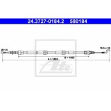 Cablu frana mana Vw Transporter 5 Ate 24372701842, parte montare : spate