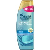 Sampon anti-matreata hidratant Head &amp;amp; Shoulders Derma X Pro pentru scalp uscat, 300 ml