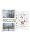 Rama foto colaj LOVE FLOWER 3 poze