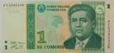 Cumpara ieftin BANCNOTA EXOTICA 1 SOMONI - TADJIKISTAN, anul 1999 *cod 636 A = UNC