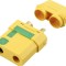 Mufa alimentare DC XT90 mama 2 pini fara scantei pe cablu AMASS XT90S-F
