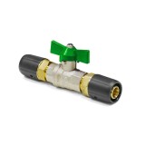 Racord cu bilă pentru apă potabilă 20 x 2 la 20 x 2 verde